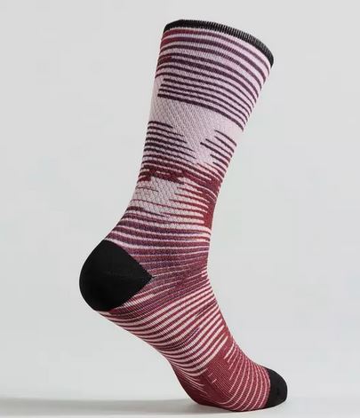 Specialized Soft Air Tall Socks maroon blur